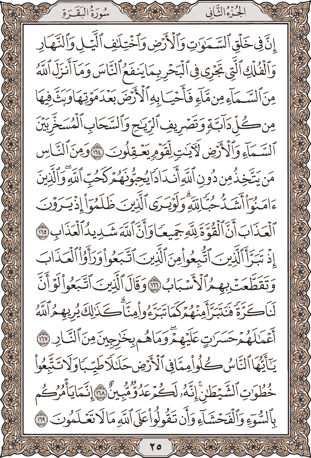صفحة ٢٥ من المصحف