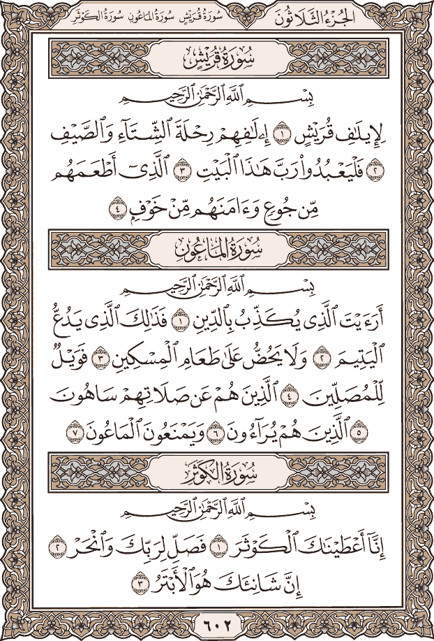 صفحة ٦٠٢ من المصحف